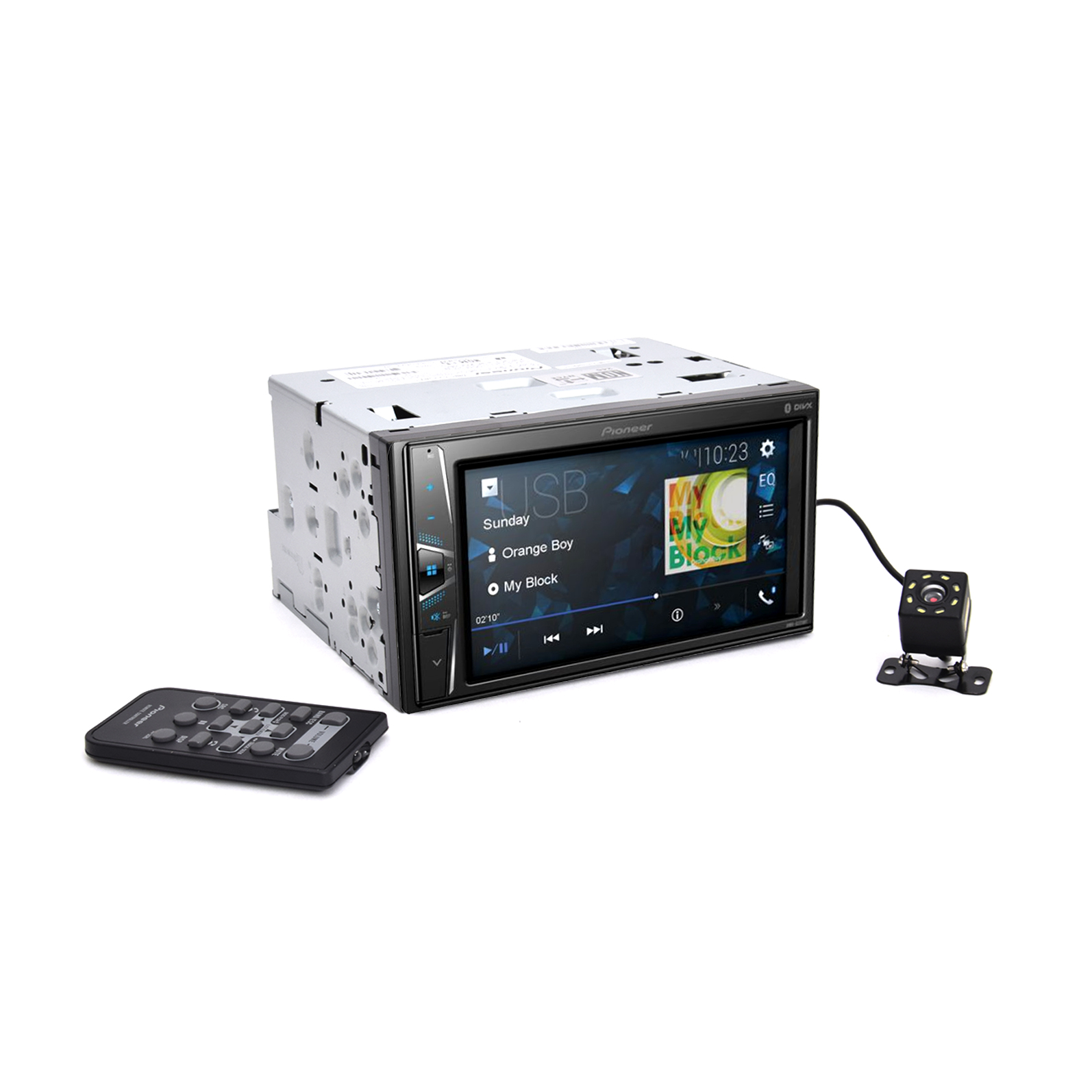 Estereo para auto pioneer con camara de reversa , bt,aux,usb-DMH-G225BT