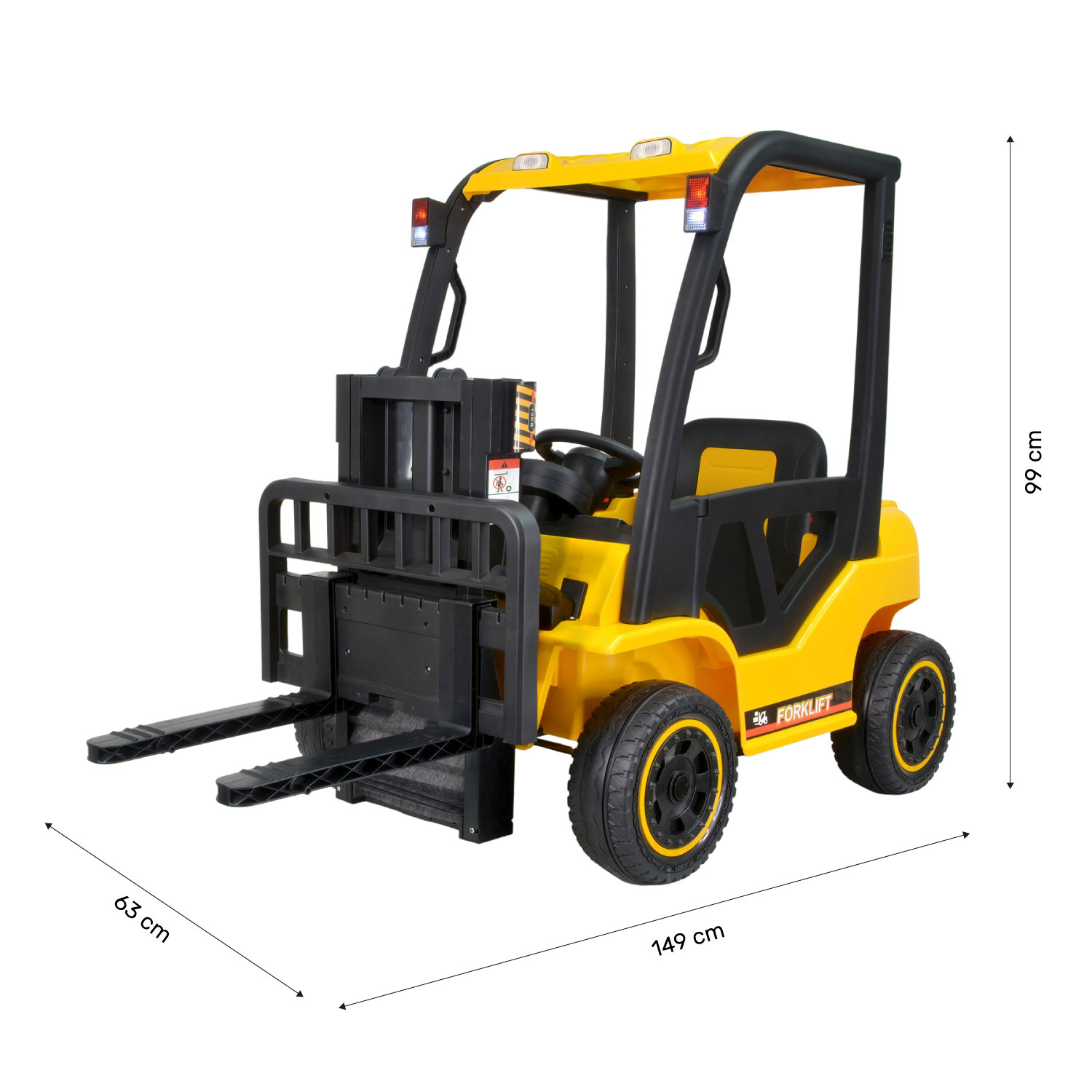 Montable Electrico Tipo Montacargas Sonido Musica Mp3 Usb