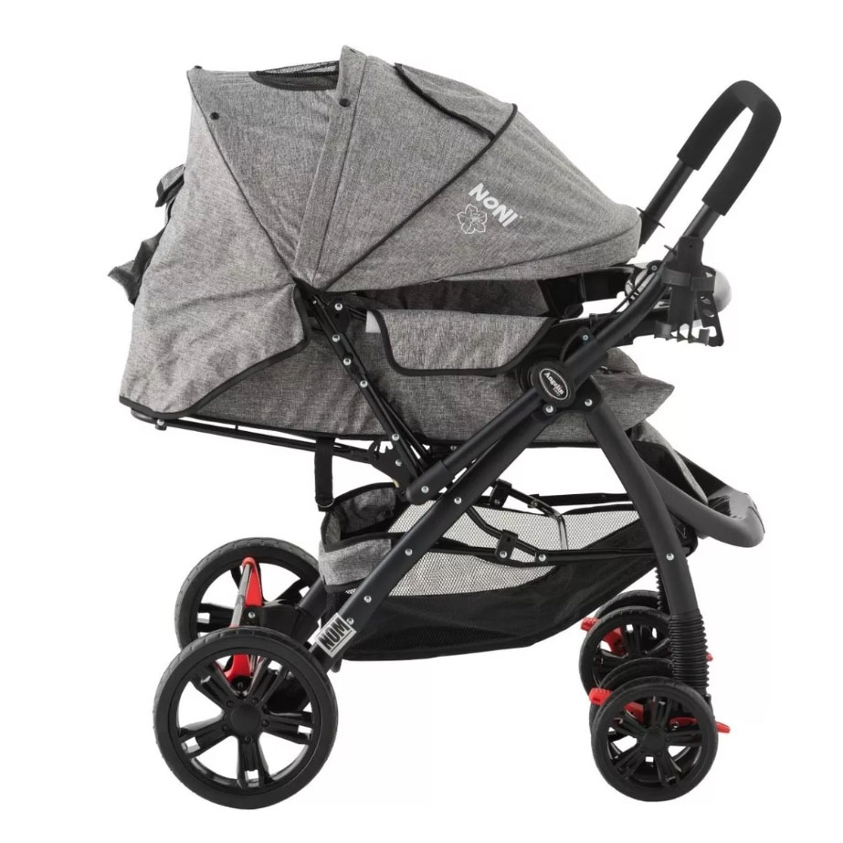 Carriola de Lujo para Bebé Angelin Noni Gris 555-O.