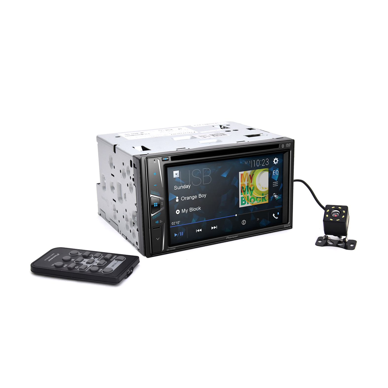 Estereo pantalla pioneer- Usb,Aux, Bt - avh-g225