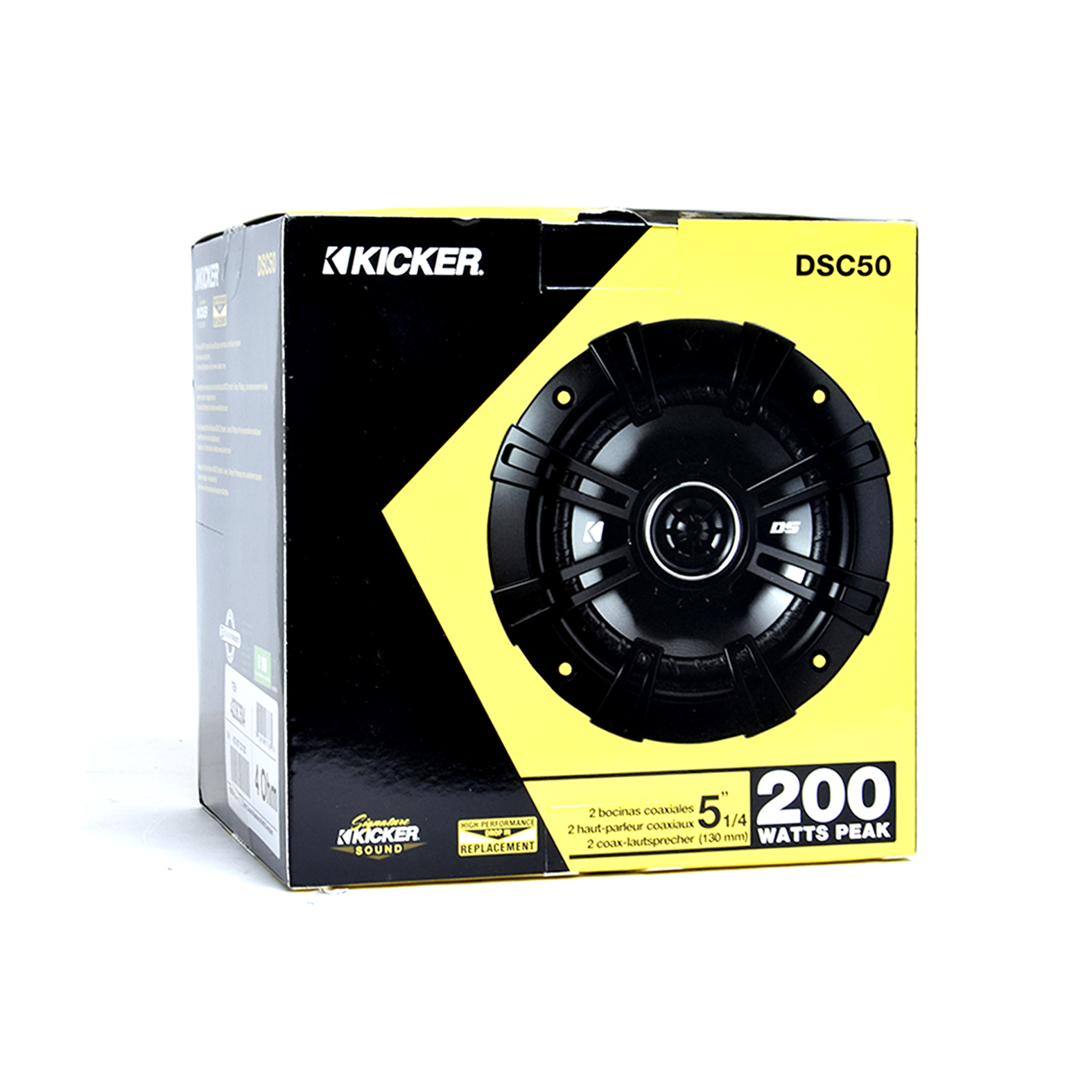 Set De Bocinas  para auto Coaxiales Kicker Dsc50 2 Vías 5.25 200w Máx