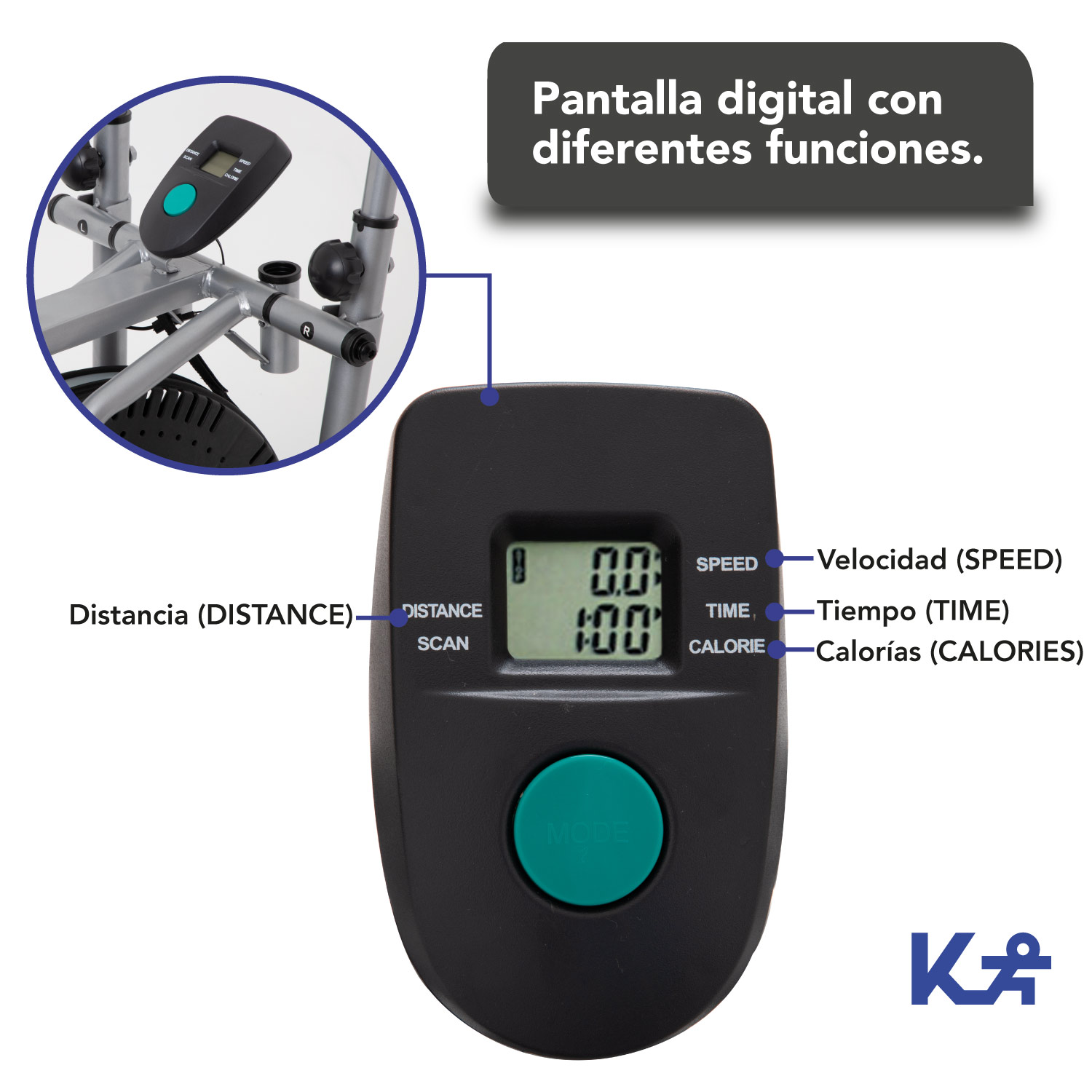 Escaladora Eliptica Bicicleta Fija Fitness Estatica Gym Casa