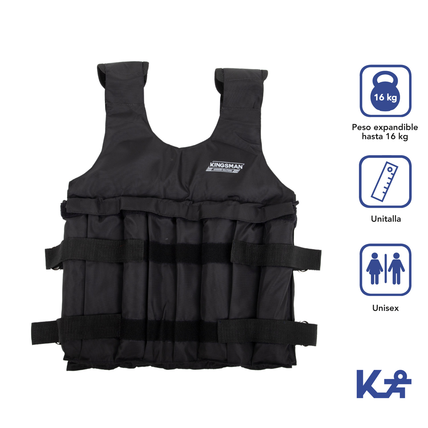 Chaleco Con Peso Para Entrenamiento Crossfit Pesas 8 kg