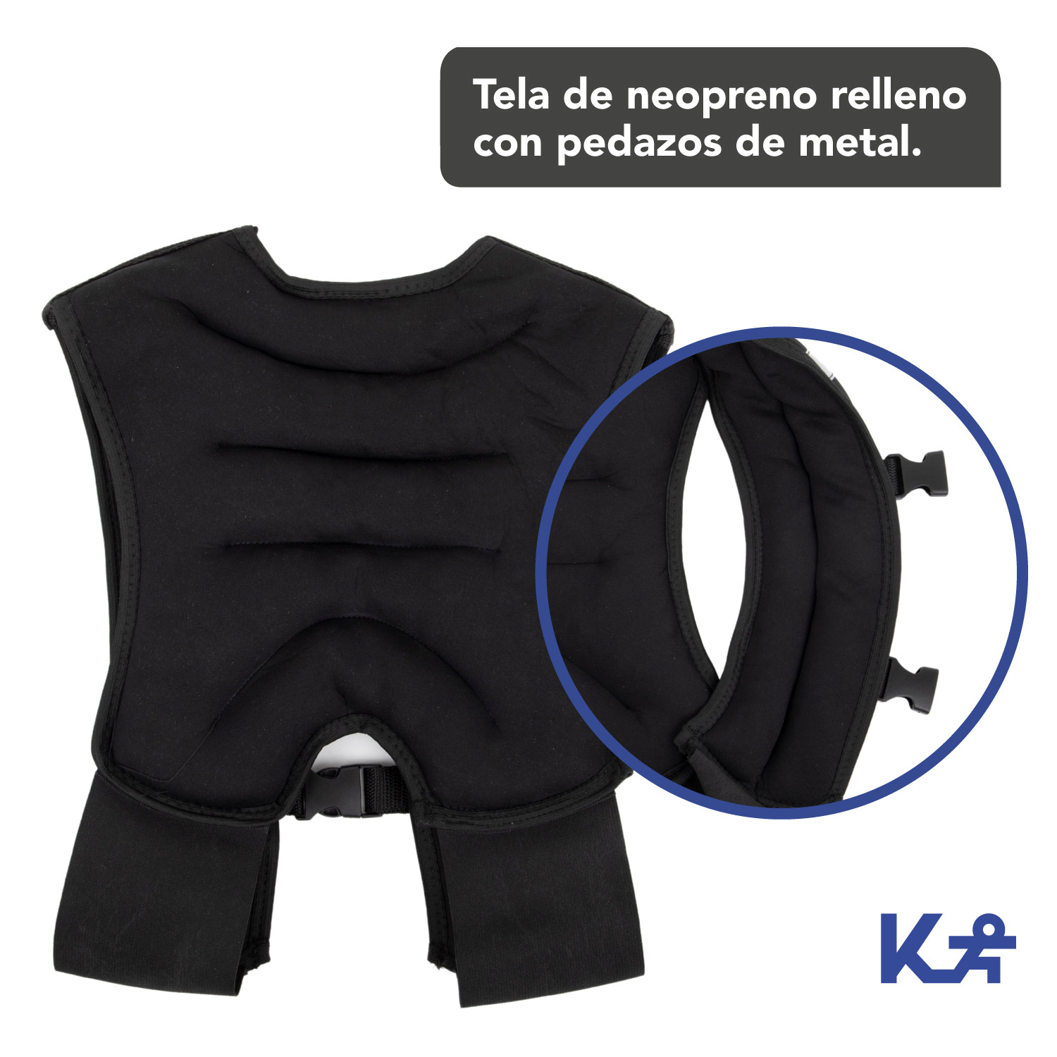 Chaleco Con Peso Entrenamiento Crossfit 9kg 20lbs Gym Correr