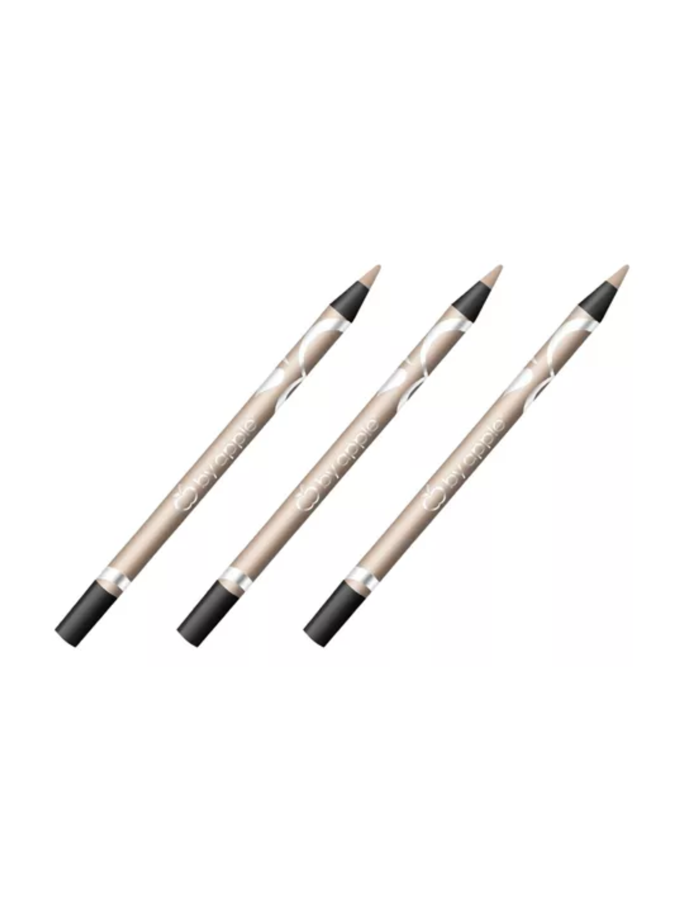      3 Pack Lapiz Delineador Junior Colores De By Apple Tonos ( TONO Bronce)