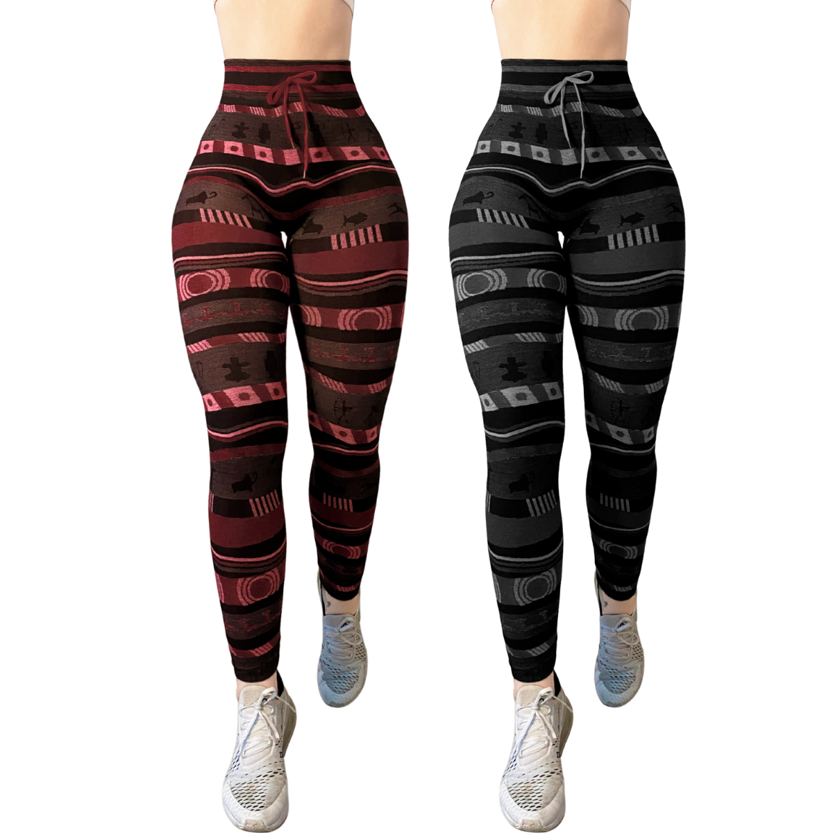 Pack 2 Mallas Lycra Térmica Leggins Mujer Gym Casual Mayones