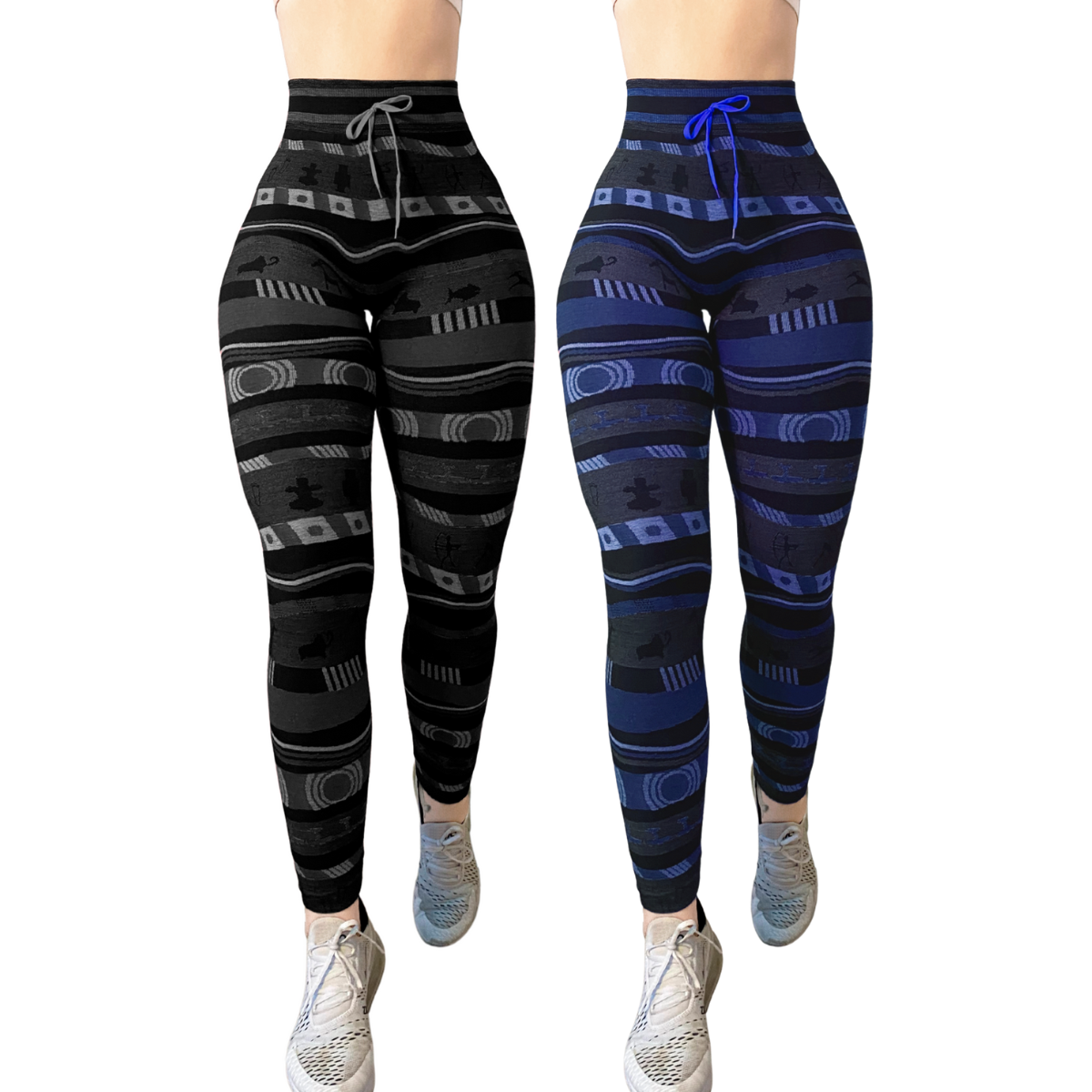 Pack 2 Mallas Lycra Térmica Leggins Mujer Gym Casual Mayones