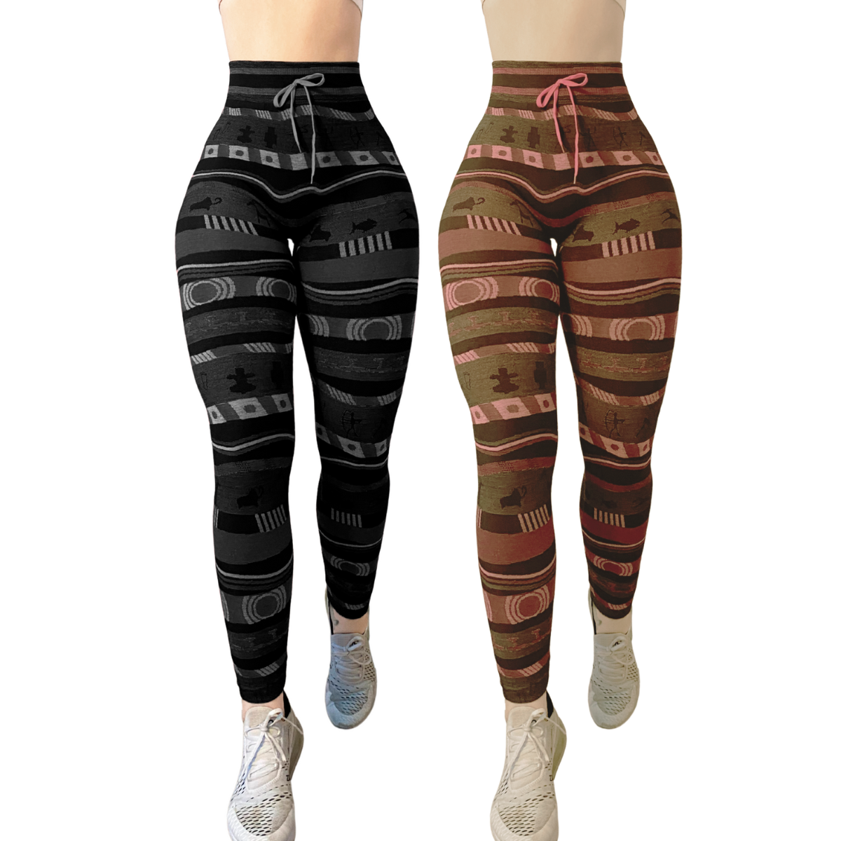 Pack 2 Mallas Lycra Térmica Leggins Mujer Gym Casual Mayones