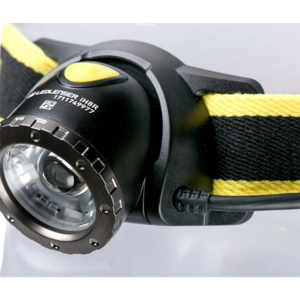 Linterna Recargable de Cabeza iH8R Amarilla Ledlenser