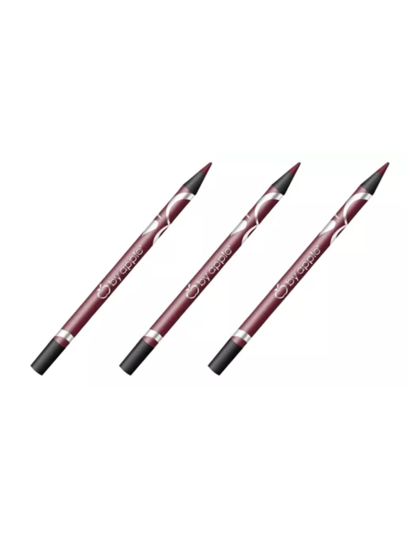      3 Pack Lapiz Delineador Junior Colores De By Apple Tonos ( TONO Magenta)