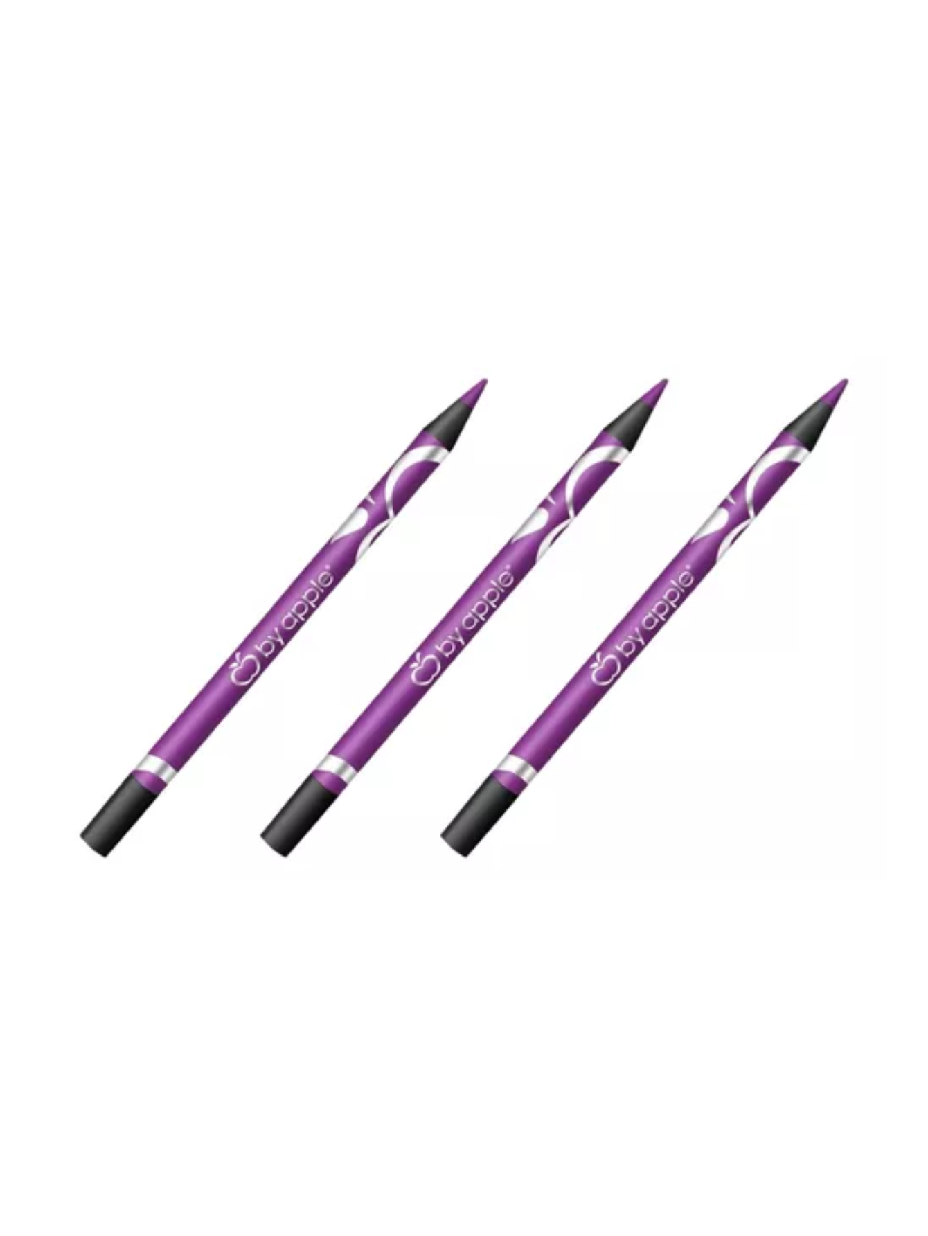 3 Pack Lapiz Delineador Junior Colores De By Apple Tonos ( TONO Morado)