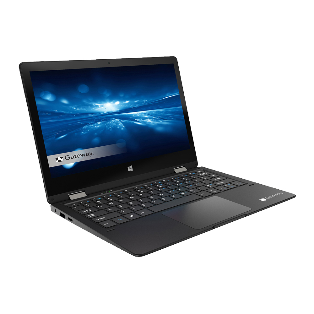 Laptop 2 en 1 Gateway Intel Celeron 64GB - Ram 4GB Pantalla 11.6'' Windows 10 - Negro