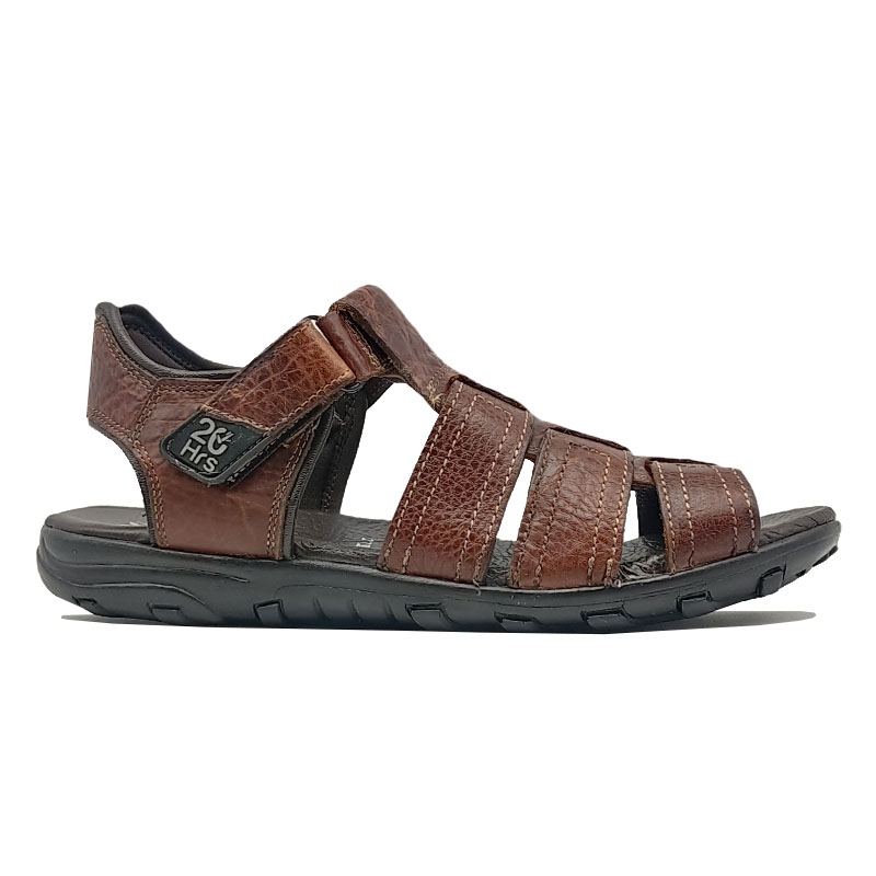 20hrs Huaraches 408 Café Shedron Rocca 100% Piel Hombre Casuales Confort Memory Foam 