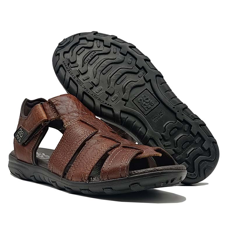 20hrs Huaraches 408 Café Shedron Rocca 100% Piel Hombre Casuales Confort Memory Foam 