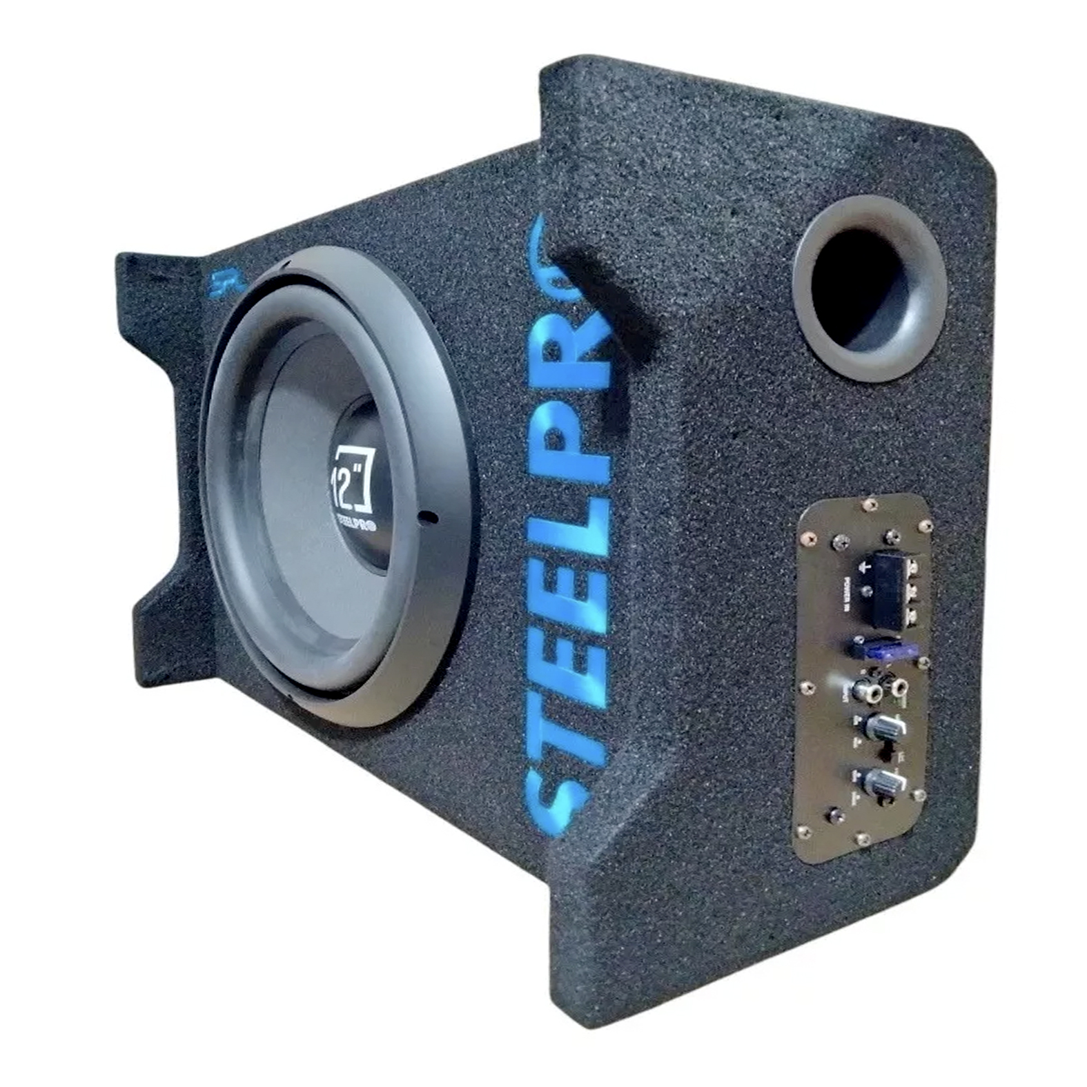 Woofer para auto  12 Amplificado Steelpro 1200 Watts