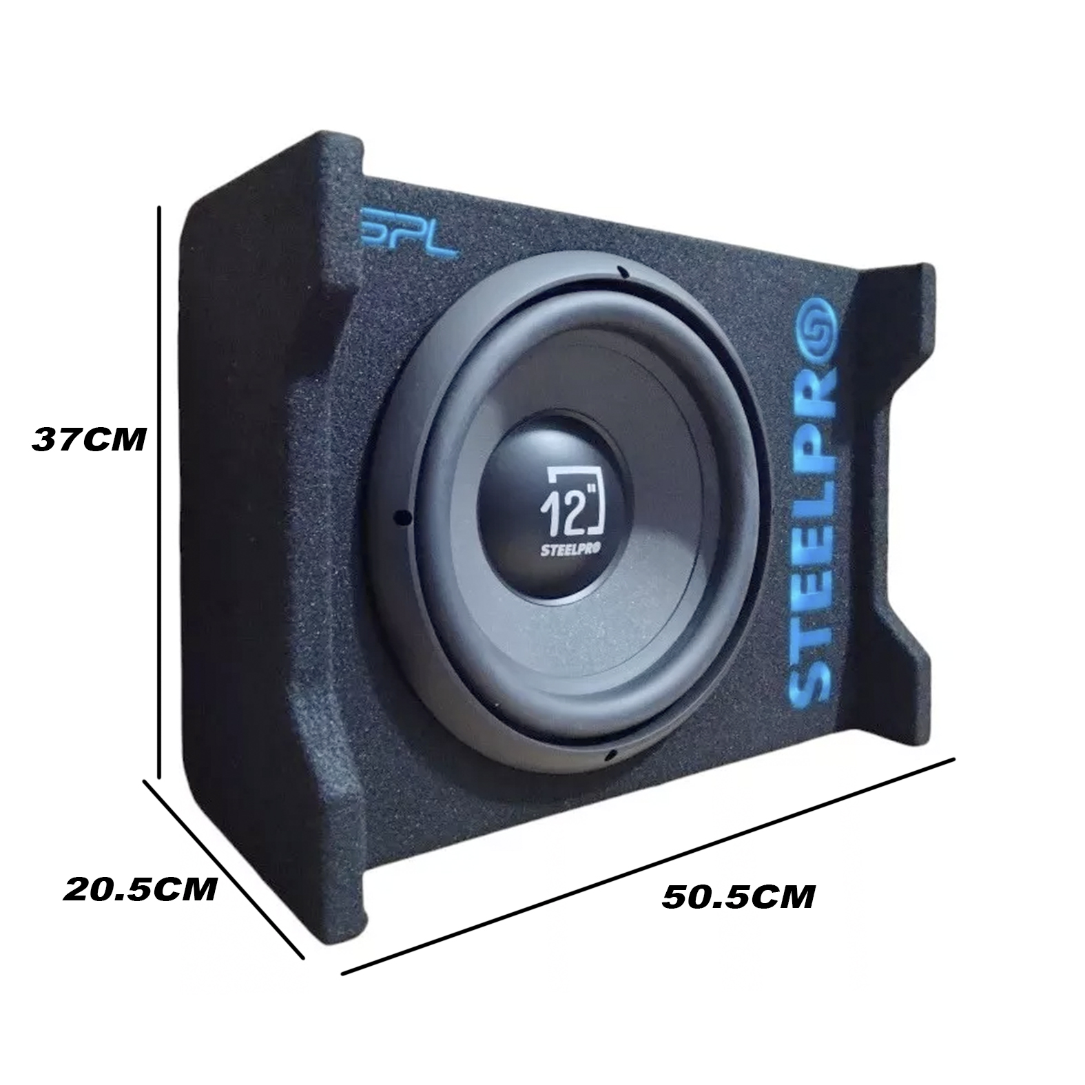 Woofer para auto  12 Amplificado Steelpro 1200 Watts