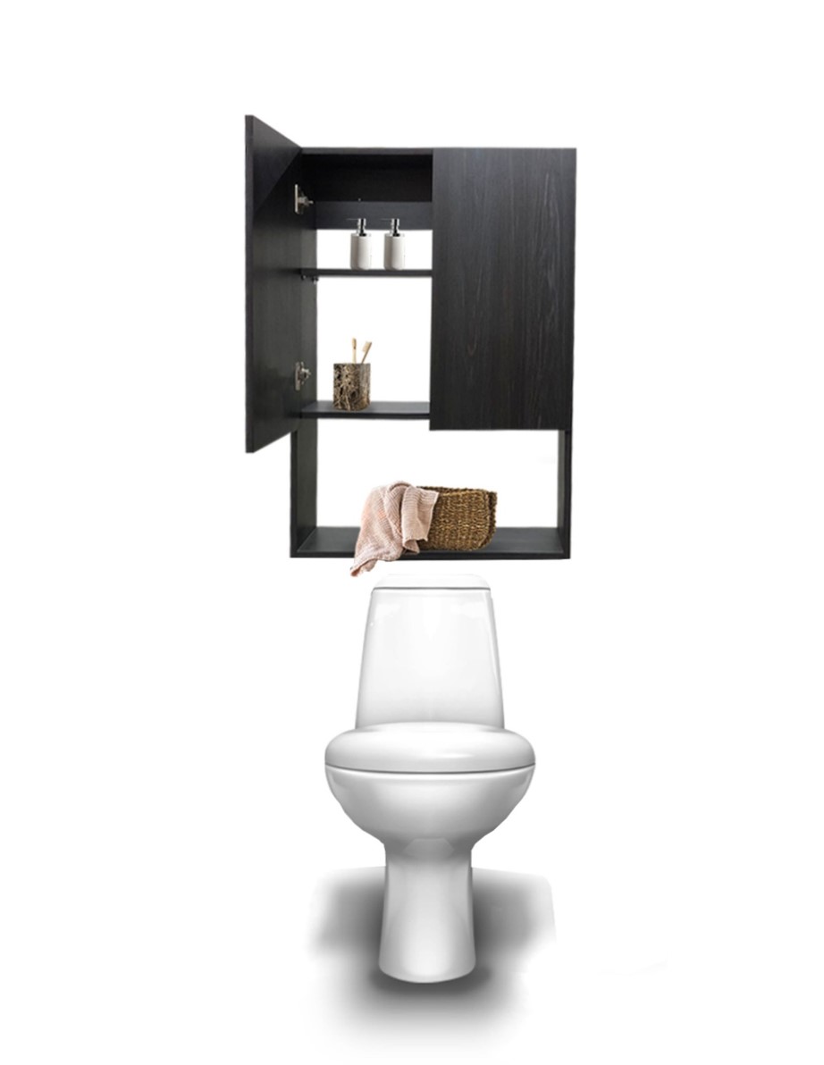 Mueble Gabinete De Almacenamiento Para Inodoro Flotante