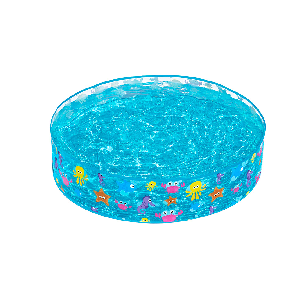 Alberca Piscina Rígida Infantil Circular Diseño de Peces 1.22 mts Bestway