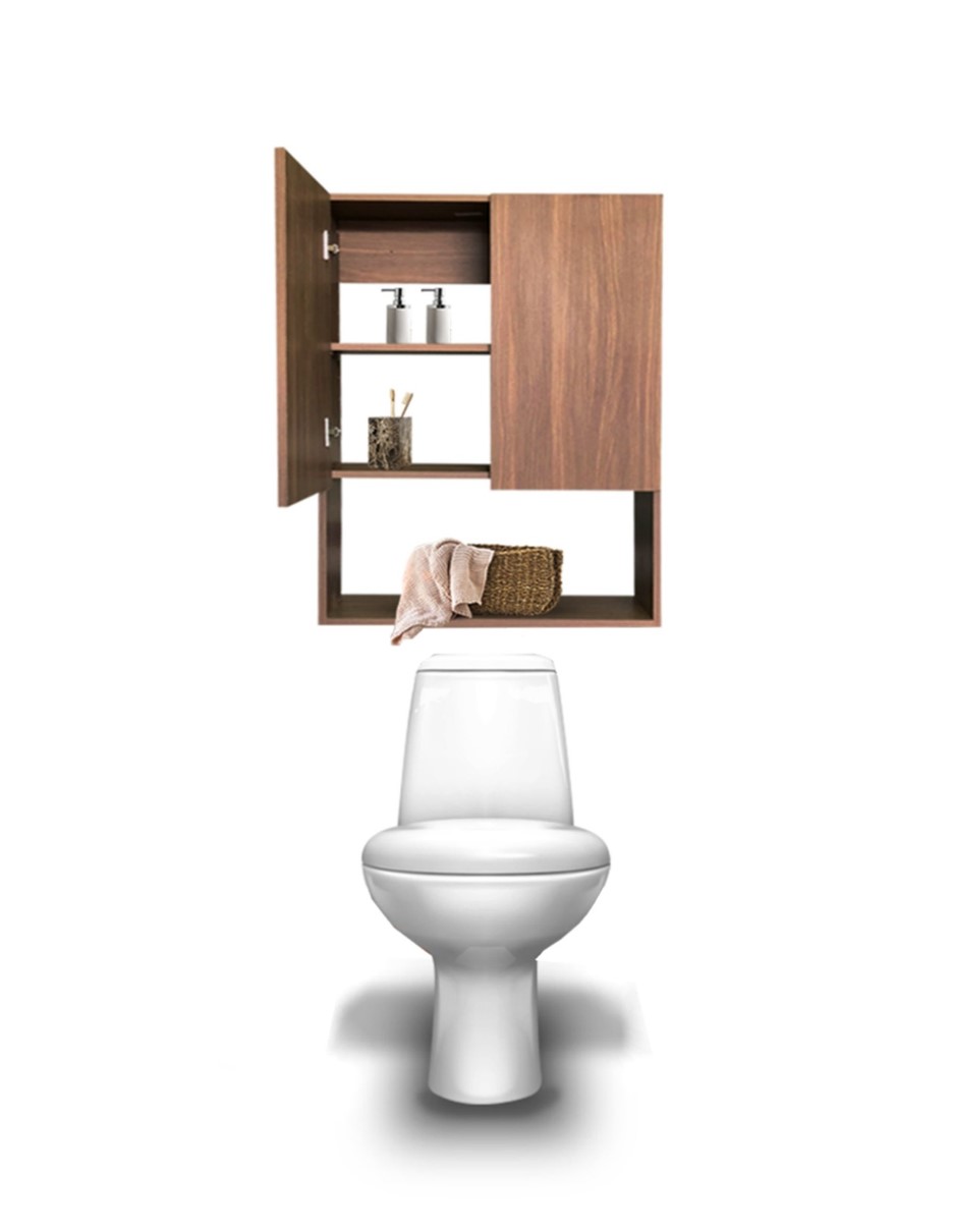 Mueble Gabinete De Almacenamiento Para Inodoro Flotante