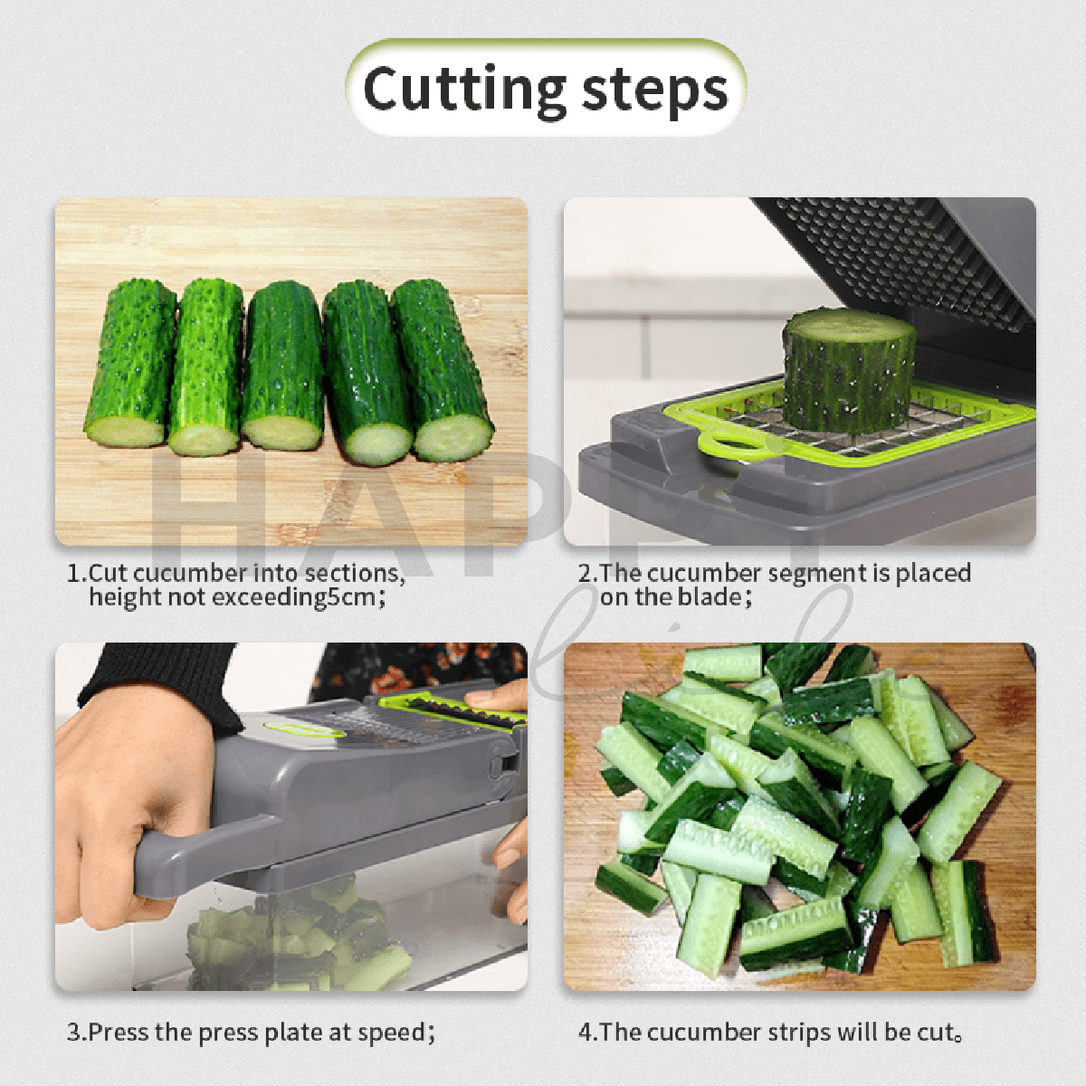 Cortador de verduras manual, picadora de verduras multifuncional, 7 cuchillas de acero inoxidable, mandolina 14 en 1, pelador exprimidor separador de yema, contenedor para cocina picador de verduras.