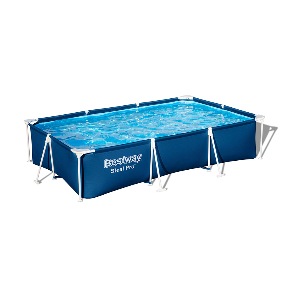 Alberca Estructural Rectangular Bestway 300 Cm 3300 Litros Azul