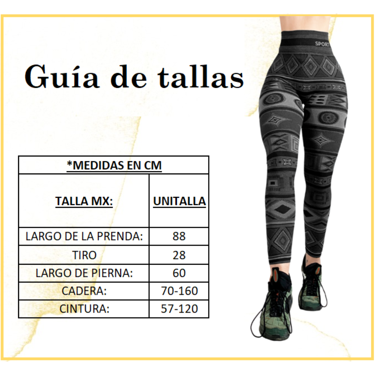 Pack 3 Mallas Lycra Leggins Mujer Gym Casual Mayon Talle alto