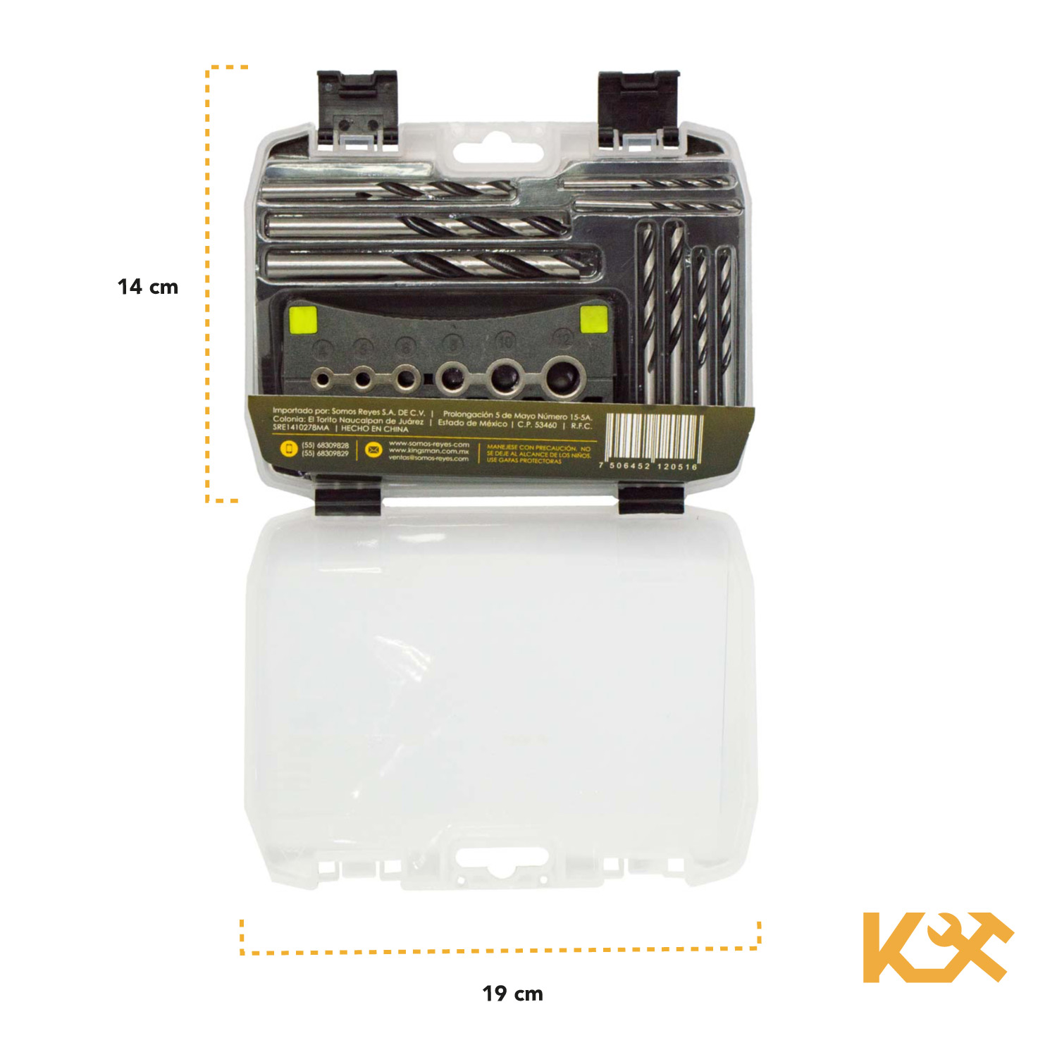 Plantilla Para Brocas Guia 4-12mm Angulos Carpinteria Madera