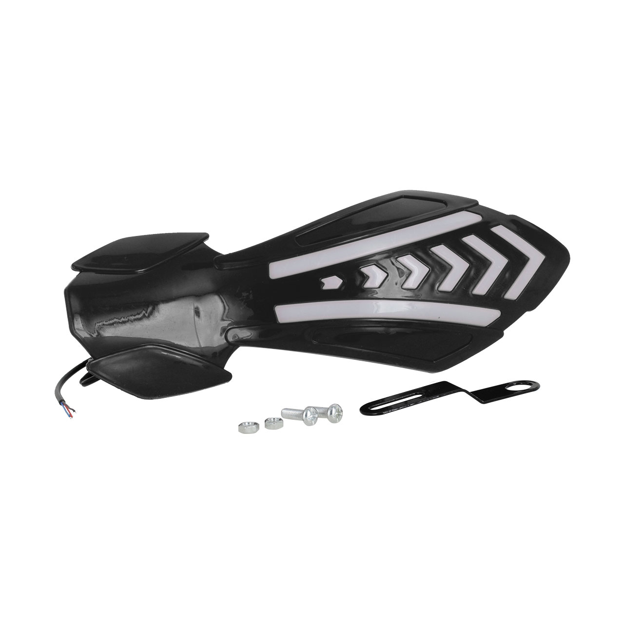 Par Cubre Puños Handguards Luz Led Bicolor Moto Universal