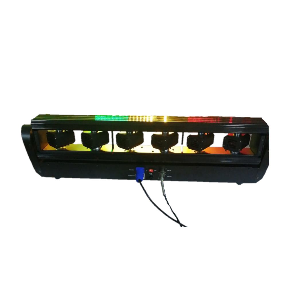 Barra Luz Laser ALIEN SNIPER X 6x1W Audiorítmica/6 ojos RGB