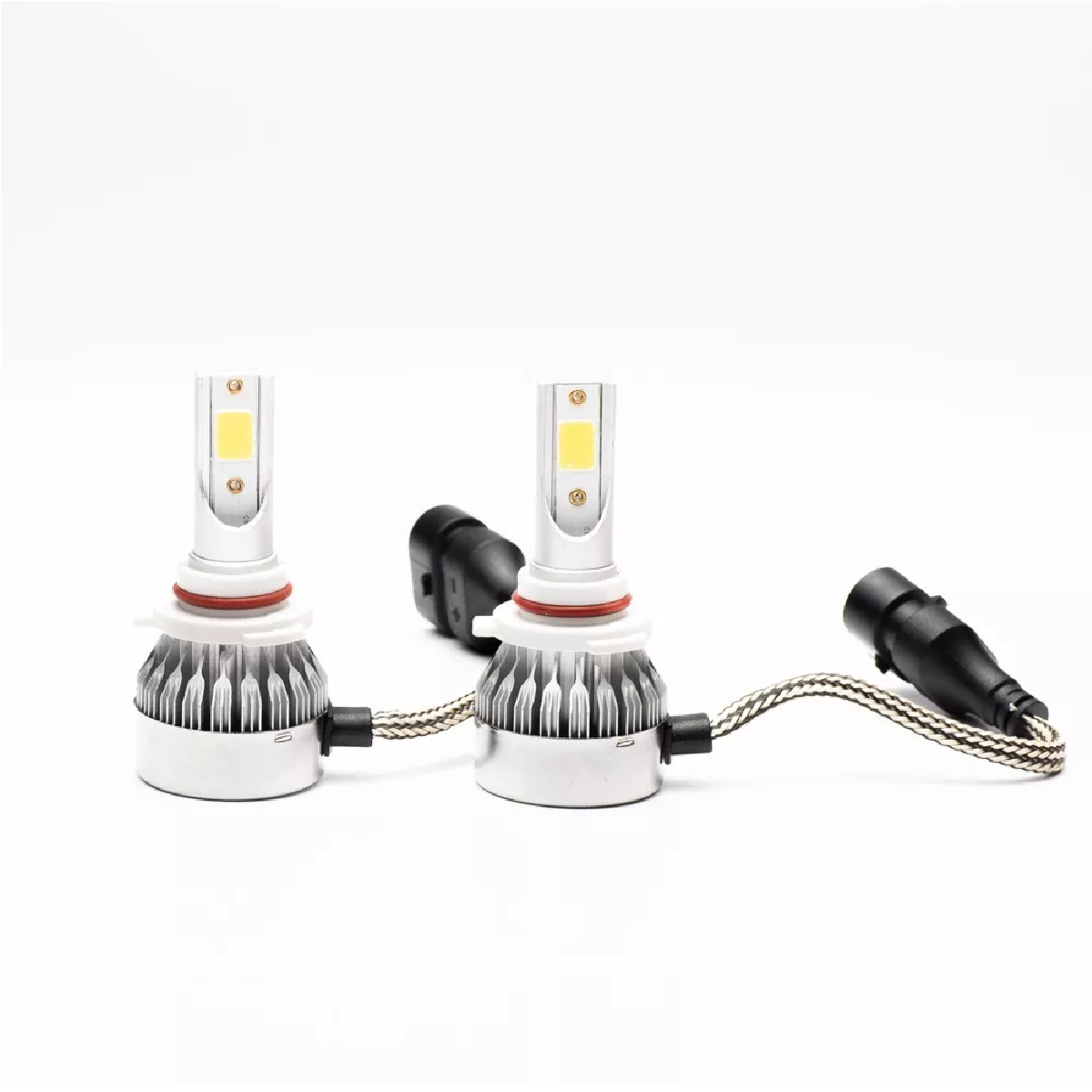 Kit Luces Led C6 Mini Iron Led Conector 9006 X2 Autos  Luz Blanco Frio