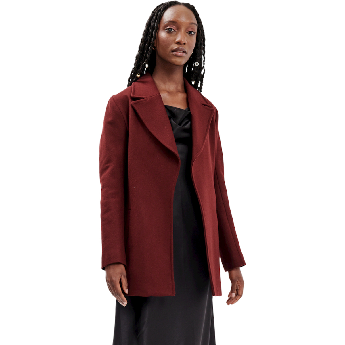 Blazer Colección Merkabá x Ais vino lana