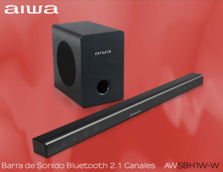 Barra de Sonido con Woofer | Wireless | AWSBH1W-W