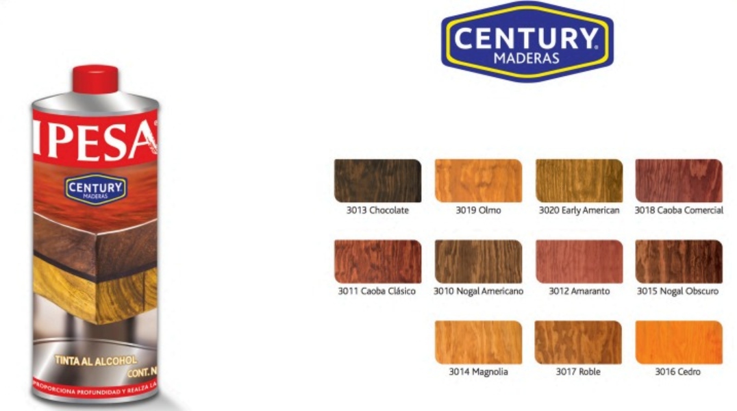  Ipesa century tinta al alcohol lata de 1 litro