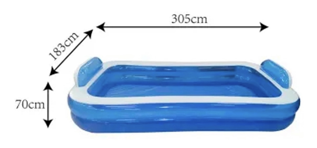 Alberca Familiar Inflable Sunclub Rectangular