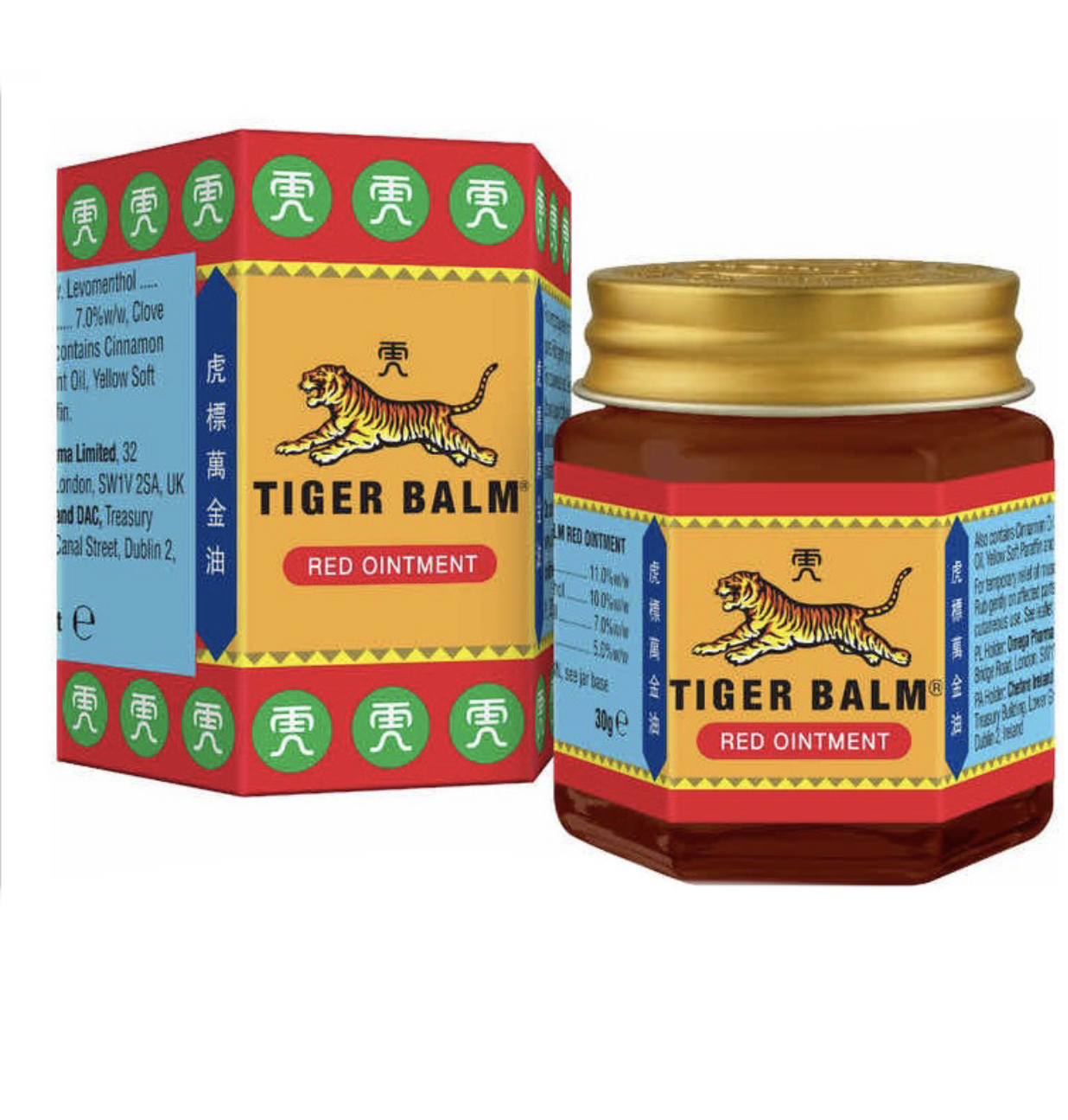 TIGER BALM, POMADA DEL TIGRE 30GR