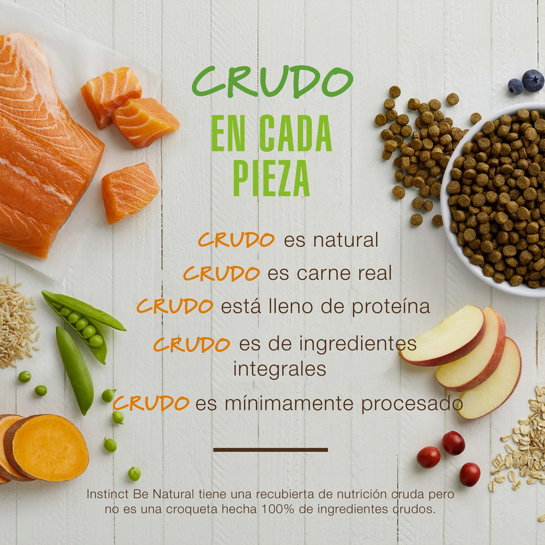 Instinct Be Natural Alimento para perro con Carne de Salmón 10.8 kg.