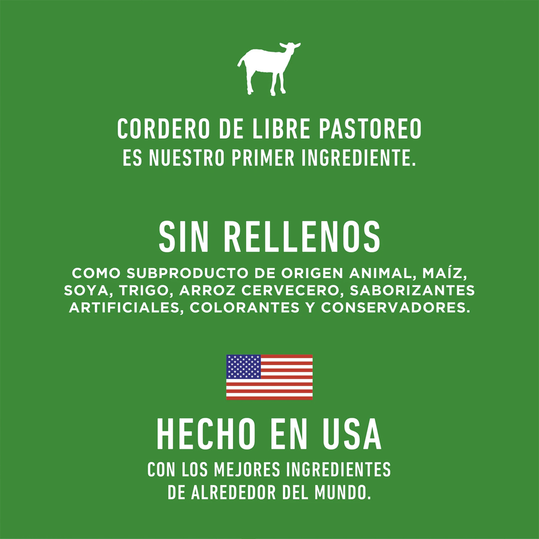 Instinct Be Natural Alimento para perro con Carne de Cordero 2 kg.