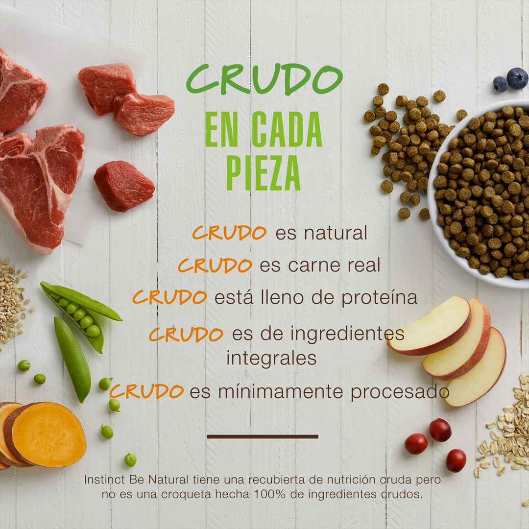 Instinct Be Natural Alimento para perro con Carne de Cordero 2 kg.