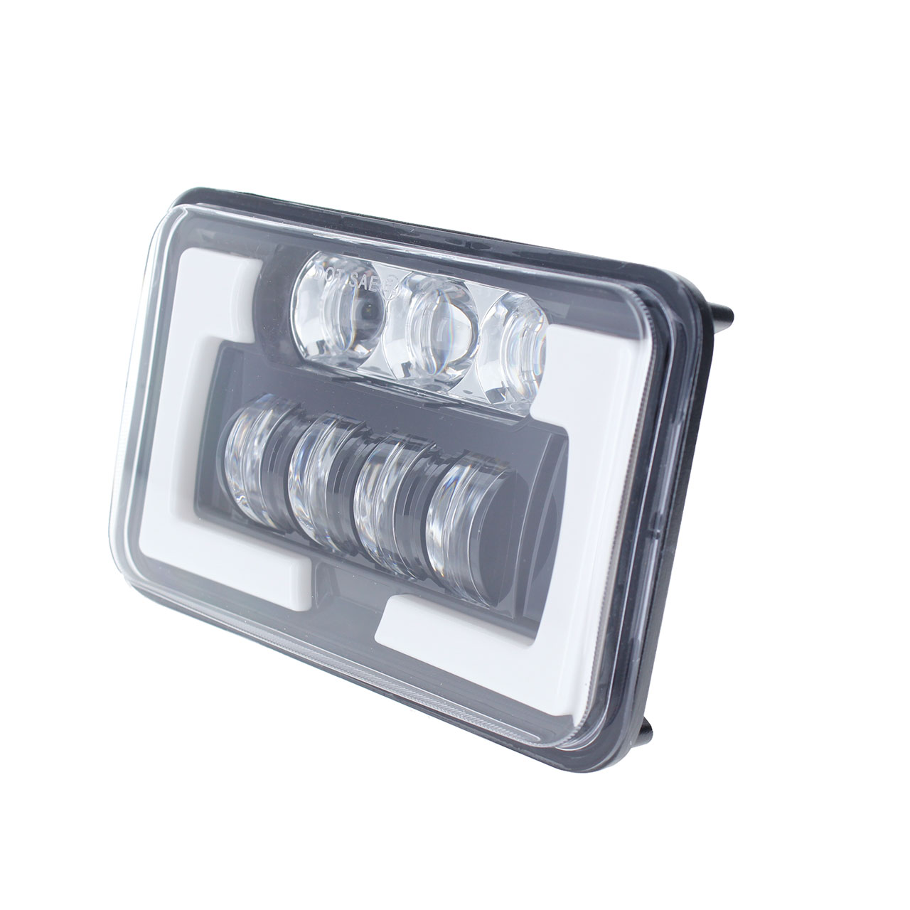 Par Faros Unidad Rectangular 11 Led 4x6 Alta Baja Gel Bico