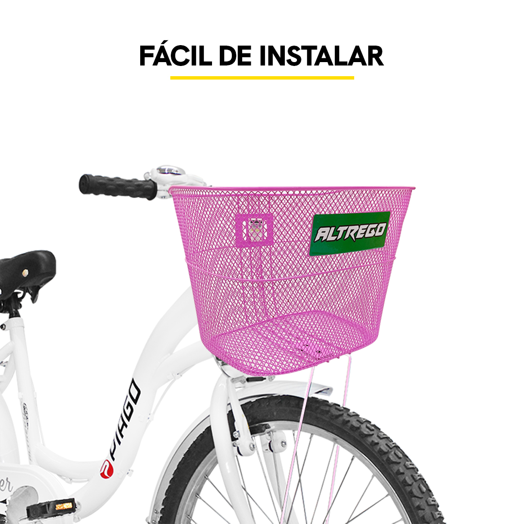 Bicicleta con discount canastilla para niña