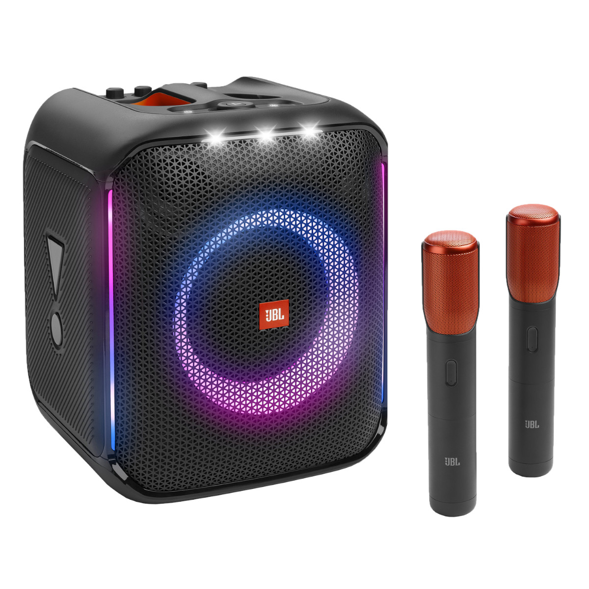 Bocina JBL Partybox Encore Essential 100w 2 Microfonos IPX4