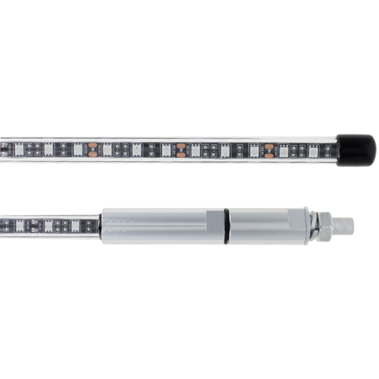 Antena Con Luz Led Y Bandera Moto Rzr Universal 4x4 150 Cm