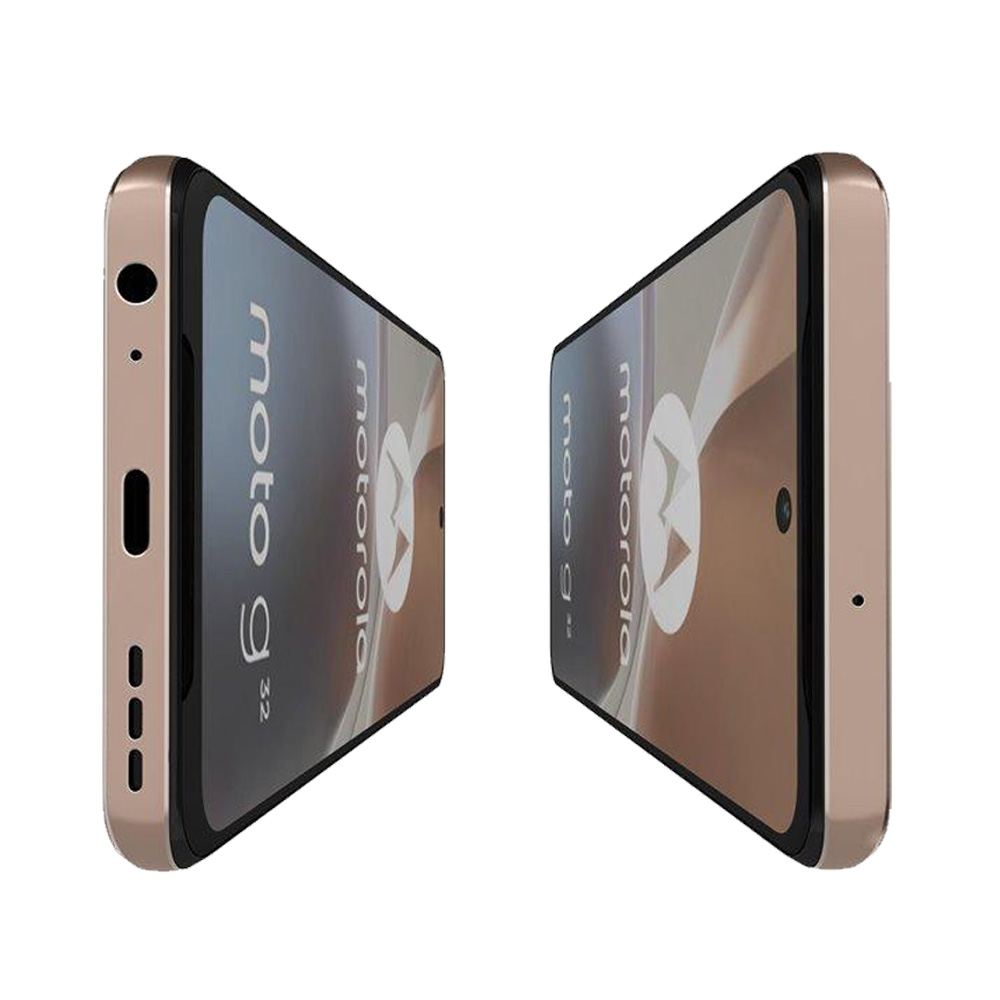 Motorola Moto G32 Smartphone con 6GB RAM, 128GB Almacenamiento y Micro SD  de 64GB - Rosa Dorado