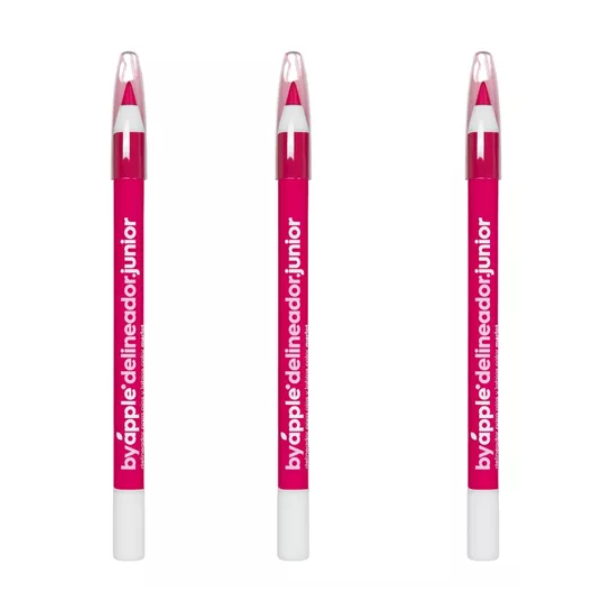      3 Pack Delineador Junior Para Ojos Y Labios By Apple Tonos ( TONO Merlot)