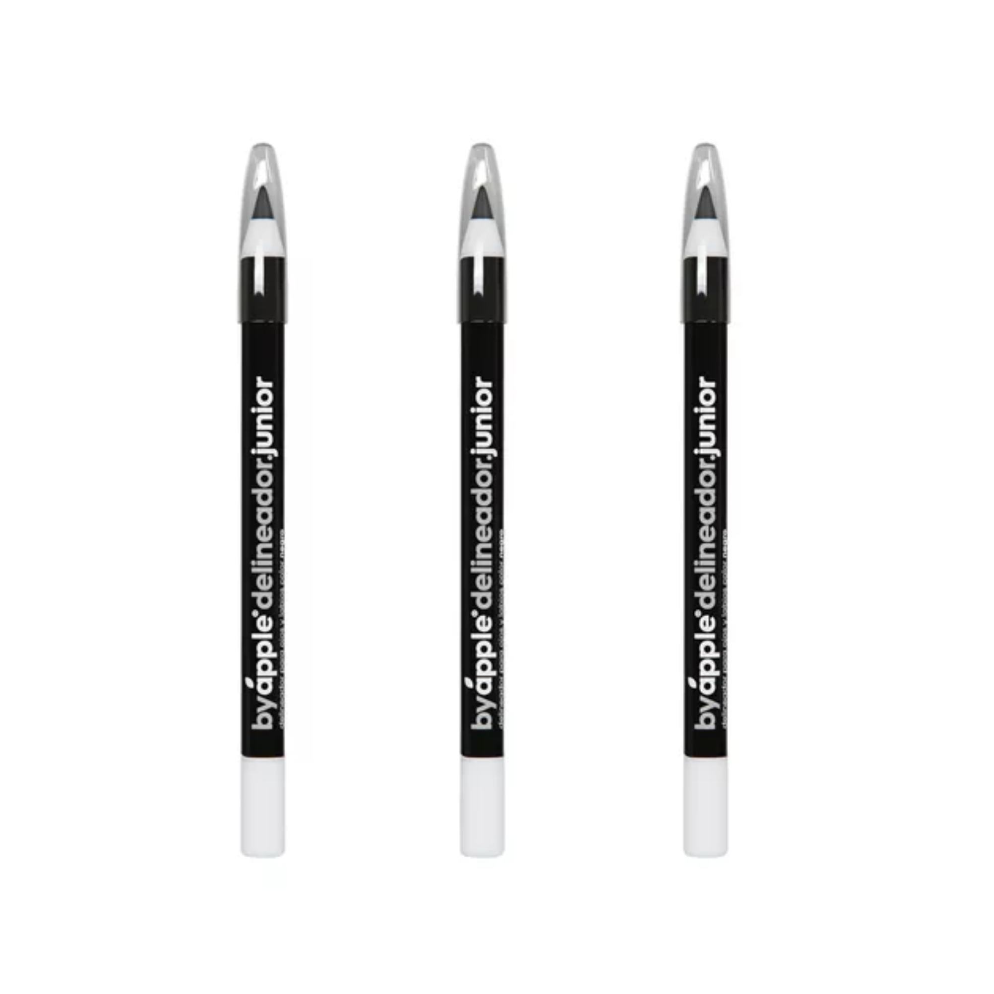      3 Pack Delineador Junior Para Ojos Y Labios By Apple Tonos ( TONO Negro )