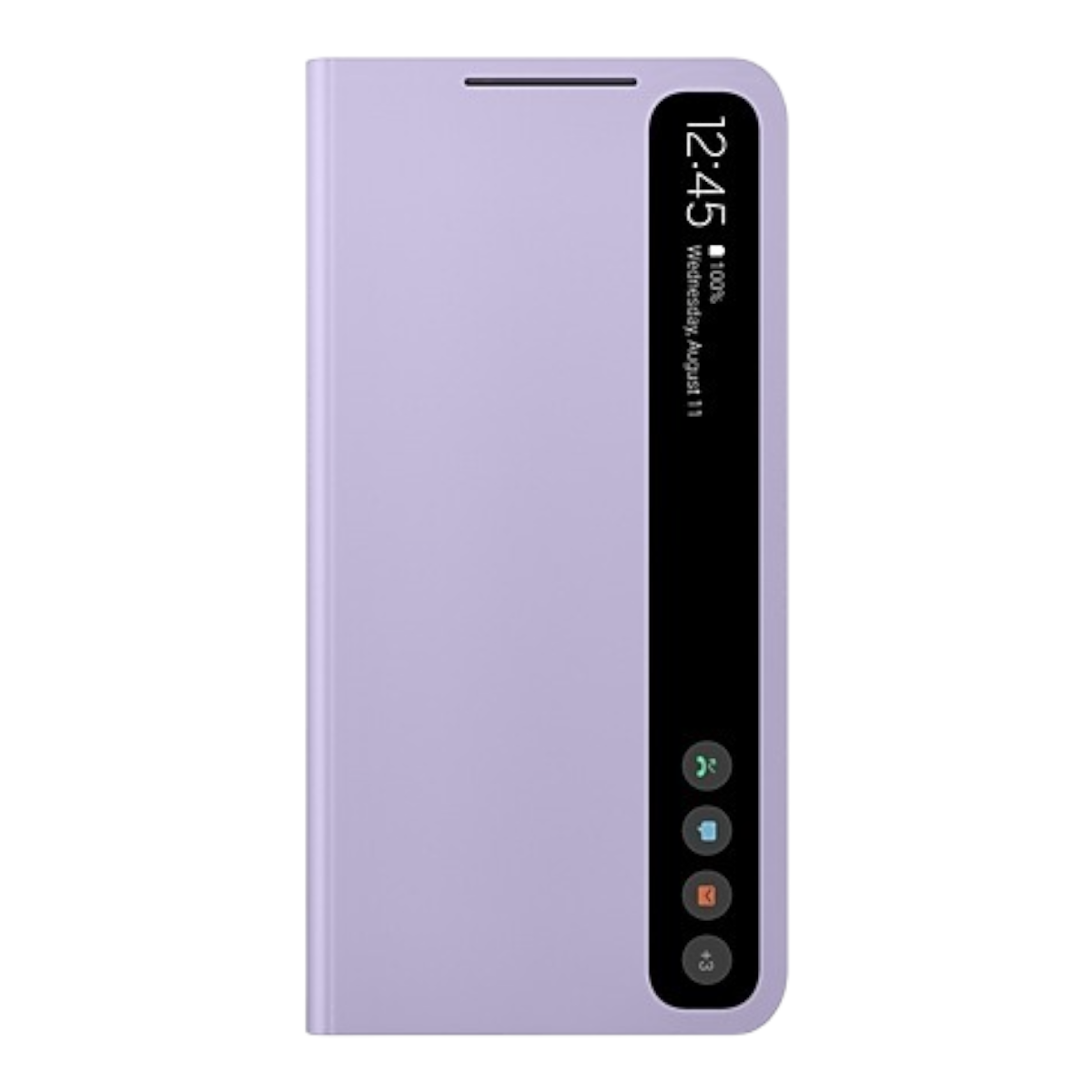 Funda Samsung Original Smart View Cover para S21 FE Color Lavanda