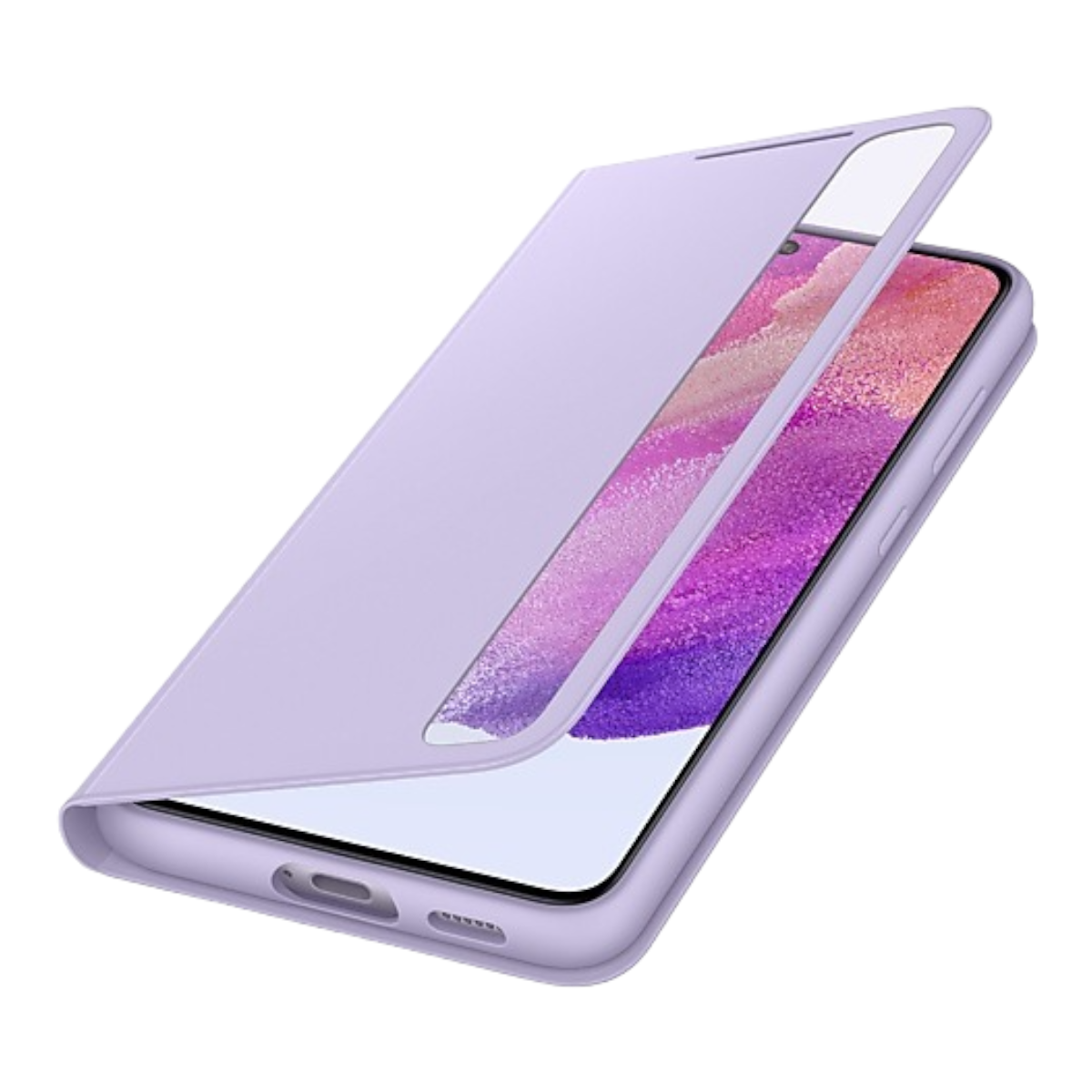 Funda Samsung Original Smart View Cover para S21 FE Color Lavanda