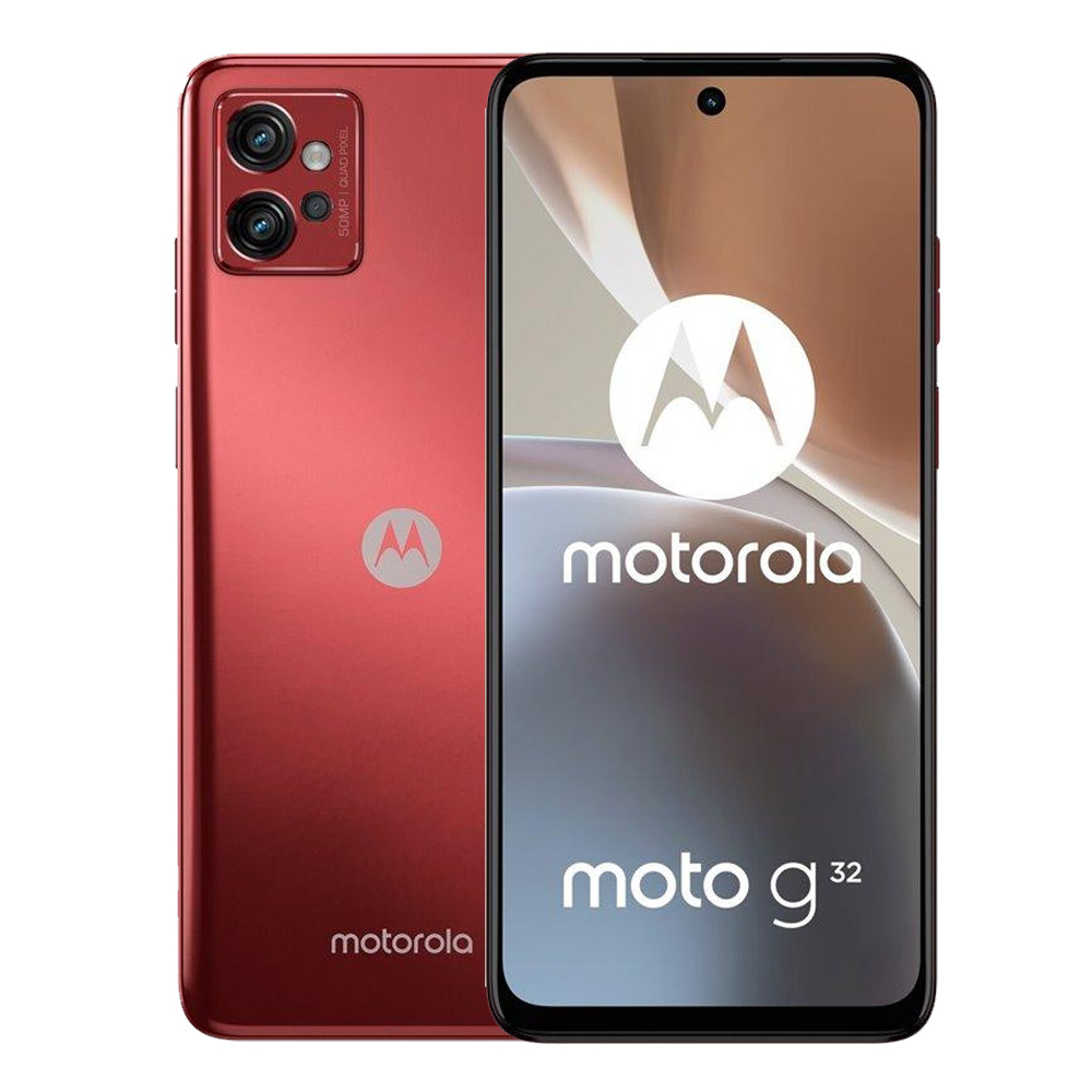 Celular Motorola Moto g32 6GB 128GB Rojo Satín Desbloqueado XT2235-2