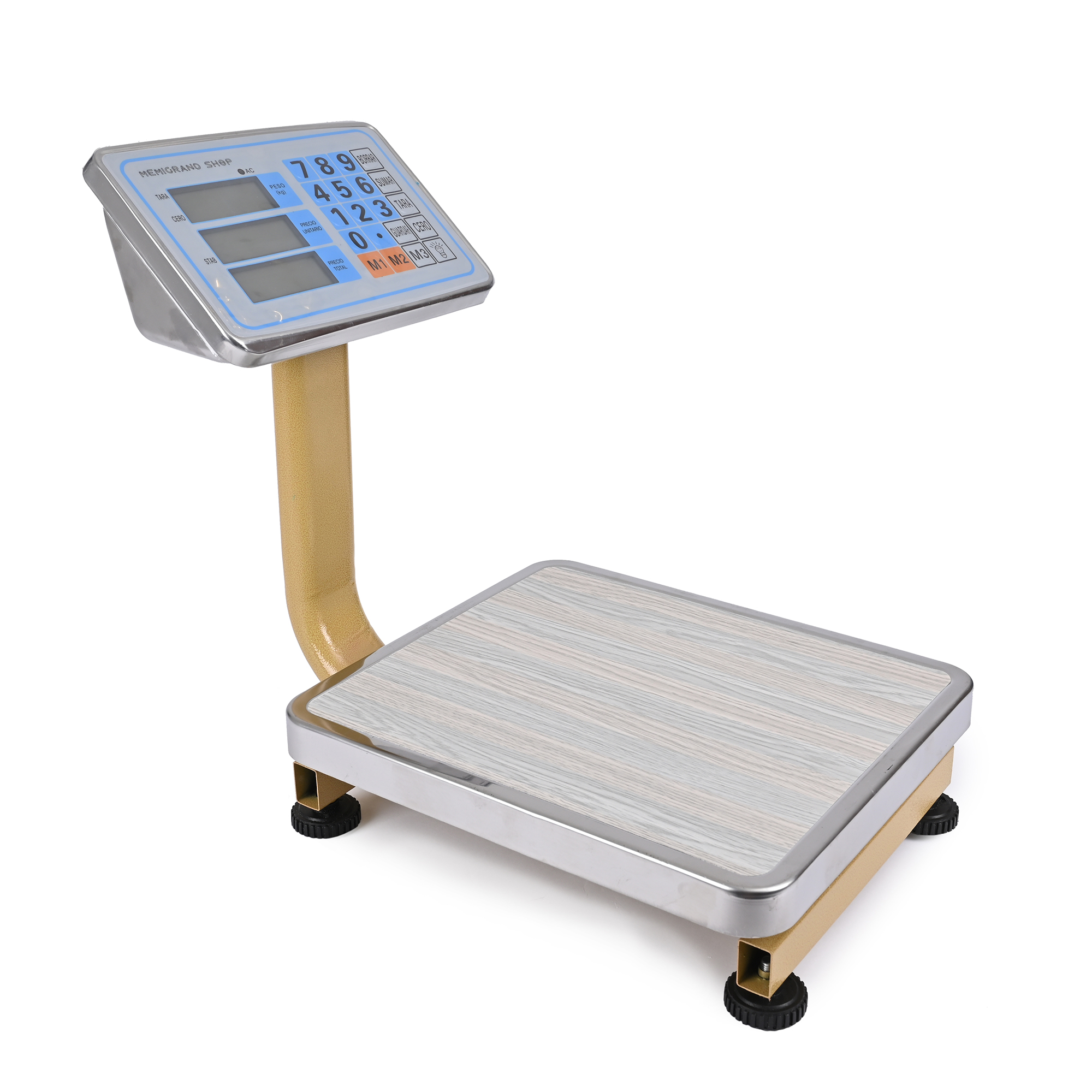 Bascula Comercial Industrial Digital 60 Kg 110v Resistente