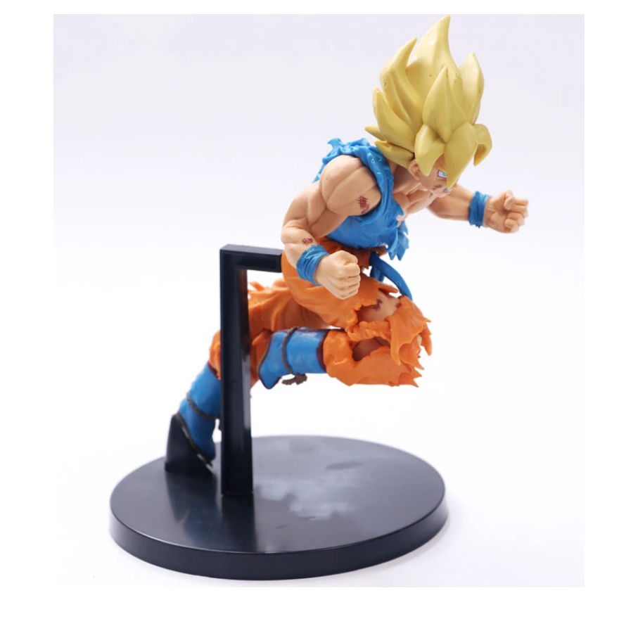 Juguete Muñeco Figura Goku SSJ Volando Dragon Ball Z Anime 22 CM
